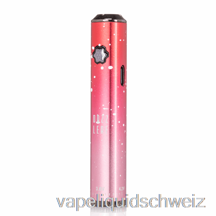 Dazzleaf Squarii Bottom Twist 510 Batterie Red Splatter Vape Liquid E-Liquid Schweiz